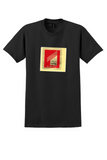 El Al Israel Airlines T-Shirt - Vintage Red First Class Bag Sticker - Black