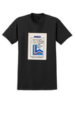 Emery Air Freight T-Shirt - Vintage Lake Placid 1980 Olympics Sticker - Black