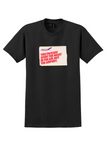 Federal Express T-Shirt - Vintage Night In The Air Bag Sticker - Black