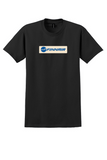 Finnair T-Shirt - Vintage Blue Logo Bag Sticker - Black