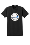 Air Botswana T-Shirt - Vintage Going Your Way Bag Sticker - Black