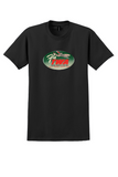 TWA T-Shirt - Vintage USA Europe Africa Asia Bag Sticker - Black