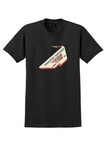 Frontier Airlines T-Shirt - Vintage FAL Arrow Bag Sticker - Black