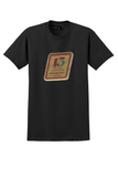Frontier Airlines T-Shirt - Vintage 15th Anniversary Bag Sticker - Black