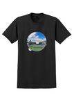 Germania T-Shirt - Vintage Boeing 737 on the Ramp Sticker - Black