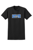 Greenpeace T-Shirt - Vintage 1992 Whale Tail Sticker - Black