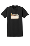 Iberia T-Shirt - Vintage Fokker F-27 Friendship Sticker - Black