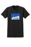 Icelandair T-Shirt - Vintage Agent For Icelandair Sticker - Black