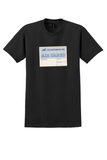 Air Continental T-Shirt - Vintage Air Cargo Label - Black