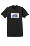 Air Europa T-Shirt - Vintage Globe air-europa.com Bag Sticker - Black