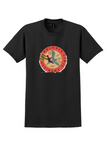 LOT Polish Airlines T-Shirt - Vintage 1929-1959 30th Anniversary Sticker - Black