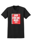 LTU T-Shirt - Vintage Reif Für Die Insel Bag Sticker - Black