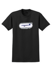 LAN Chile T-Shirt - Vintage Airbus A320 Bag Sticker - Black