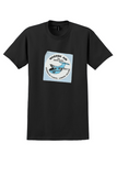 Maersk Air T-Shirt - Vintage London-Billund Bag Sticker - Black