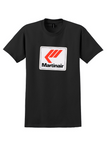 Martinair T-Shirt - Vintage Red Chevron Logo Bag Sticker - Black