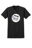 McDonnell Douglas T-Shirt - Vintage Smiling MD-88 Sticker - Black