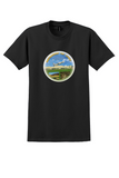 Warsaw Okecie Airport T-Shirt - Vintage LOT Jet Sticker - Black