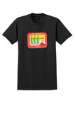 Misrair T-Shirt - Vintage Fly Misrair Pharaohs Bag Sticker - Black