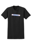 NetherLines T-Shirt - Vintage Speed Stripes Logo Sticker - Black
