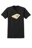 North Central Airlines T-Shirt - Vintage Flying Bird Bag Sticker - Black