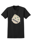 Ozark Air Lines T-Shirt - Vintage Three Swallows Round Bag Sticker - Black