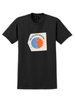 Pan Am T-Shirt - Vintage Pan Am Goes National Sticker - Black