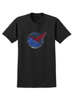 Piedmont Airlines T-Shirt - Vintage Route of the Pacemakers Sticker - Black