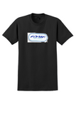 Adria Airways T-Shirt - Vintage Oval Logo Bag Sticker - Black