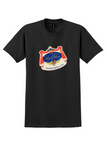 SAS T-Shirt - Vintage Royal Viking Crest Bag Sticker - Black