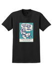Air New Zealand T-Shirt - Vintage Do Not Disturb Me For Meals Sticker - Black