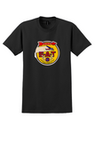Southern Air Transport T-Shirt - Vintage S.A.T. Via Air Bag Sticker - Black
