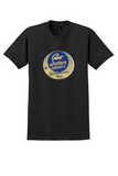 Southern Airways T-Shirt - Vintage Serves Seven Southern States Sticker - Black