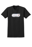 SriLankan Airlines T-Shirt - Vintage Airbus A340-300 Sticker - Black