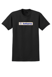 SunExpress T-Shirt - Vintage Rising Sun Logo Bag Sticker - Black