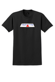 Tatra Air T-Shirt - Vintage Script Logo Bag Sticker - Black