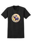 Trans-Texas Airways T-Shirt - Vintage Route of the Starliners Bag Sticker - Black