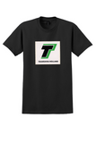 Transavia Holland T-Shirt - Vintage Green T Logo Bag Sticker - Black
