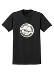 Transkei Airways T-Shirt - Vintage Growing With The Traffic Bag Sticker - Black