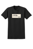 United Airlines T-Shirt - Vintage Guten Tag Frankfurt Card - Black