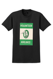 Volunteer Airlines T-Shirt - Vintage VA Badge Bag Sticker - Black
