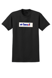 Air Transat T-Shirt - Vintage transat.com Logo Bag Sticker - Black