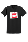 Western Airlines T-Shirt - Vintage Red Flying W Sticker - Black