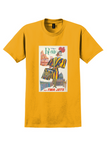 Fly TWA Jets Rome T-Shirt - David Klein Swiss Guard Poster - Gold