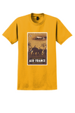 Air France West Africa T-Shirt - Guerra Elephants Poster - Gold