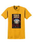 Pan Am India and the Orient T-Shirt - Vintage Taj Mahal Poster - Gold