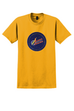 Alaska Airlines T-Shirt - Vintage Route of the Starliners Roundel - Gold