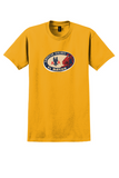 American Airlines T-Shirt - Vintage El Mayan Bag Sticker - Gold