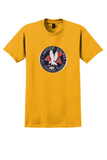 American Airlines T-Shirt - Vintage Mail Passengers Express Sticker - Gold