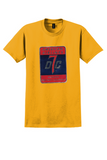 American Airlines T-Shirt - Vintage DC-7 Nonstop New York-Los Angeles Sticker - Gold