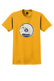 BWIA T-Shirt - Vintage British West Indian Airways Map Sticker - Gold